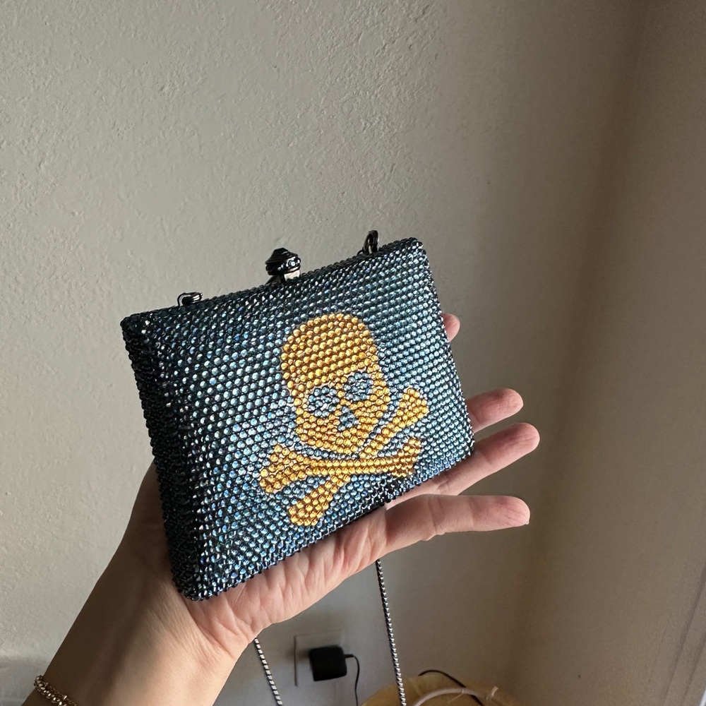 Super cute skull gem filled clutch/evening bag - Picture 12 of 14